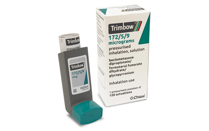 Chiesi lanza Trimbow 172 / 5 / 9 µg, la primera triple terapia .